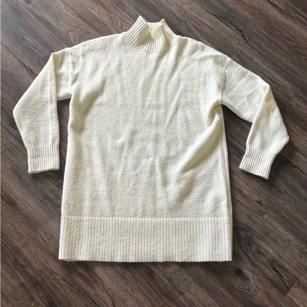 Double Zero Ivory Knit Sweater Dress